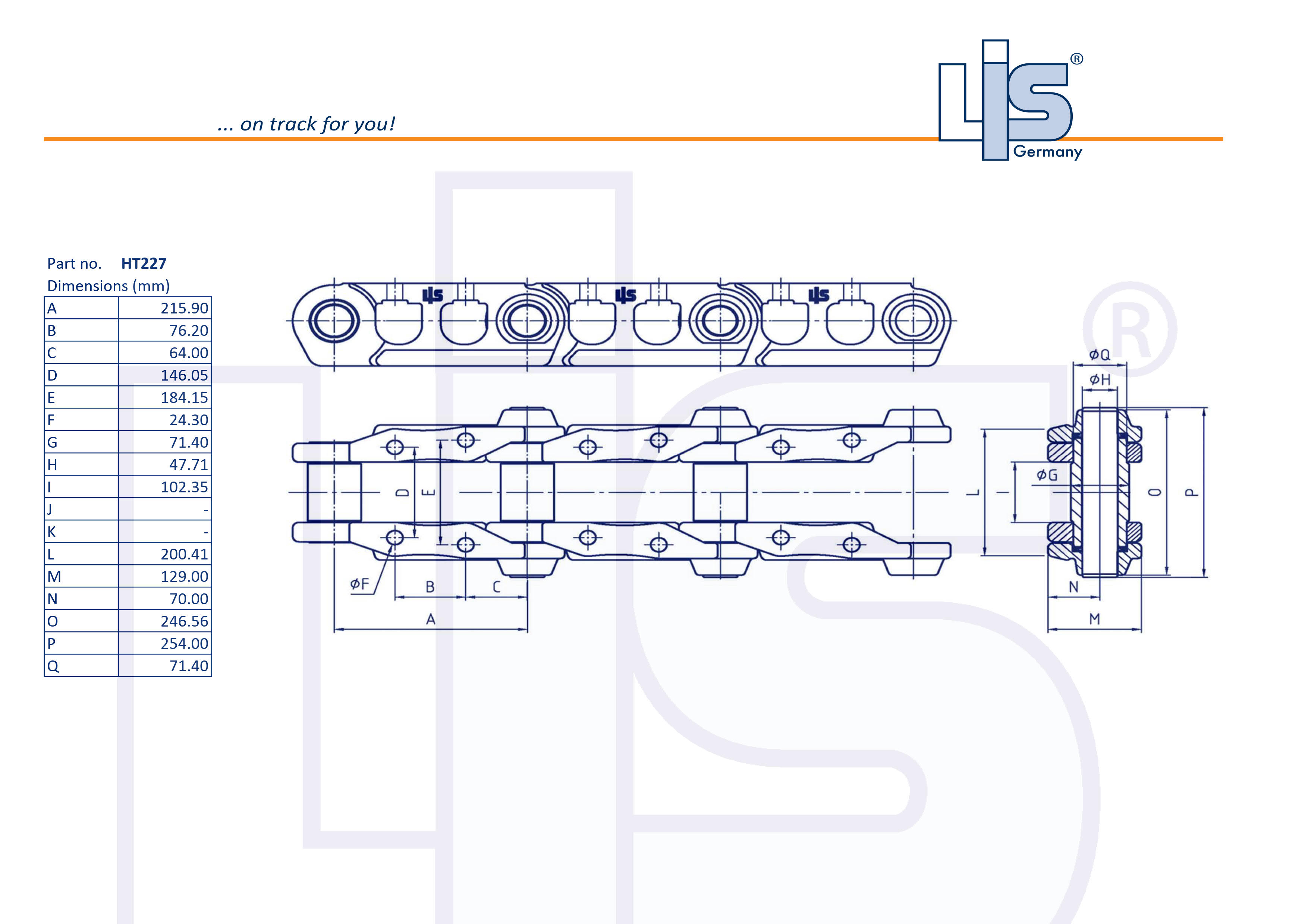 LINK ASSY 53 L GREASED