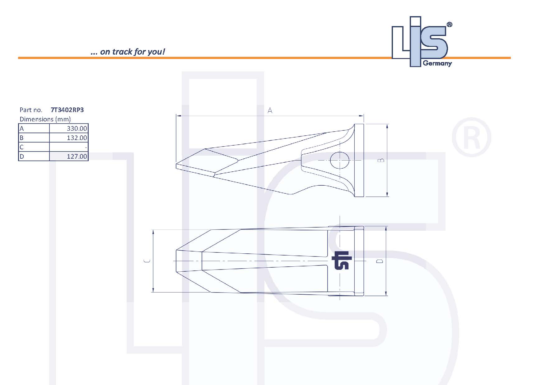 LIS TIP R-PENETRATOR suitable for CAT-J400