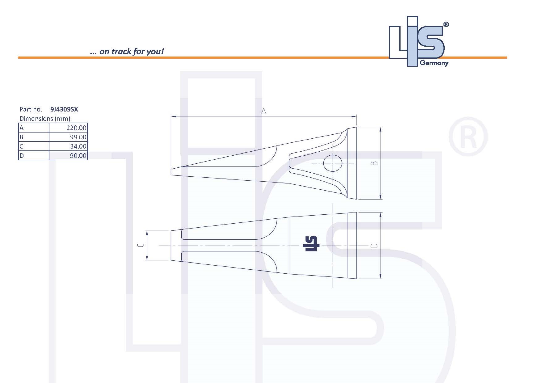 LIS TIP PENETRATION suitable for CAT-J300