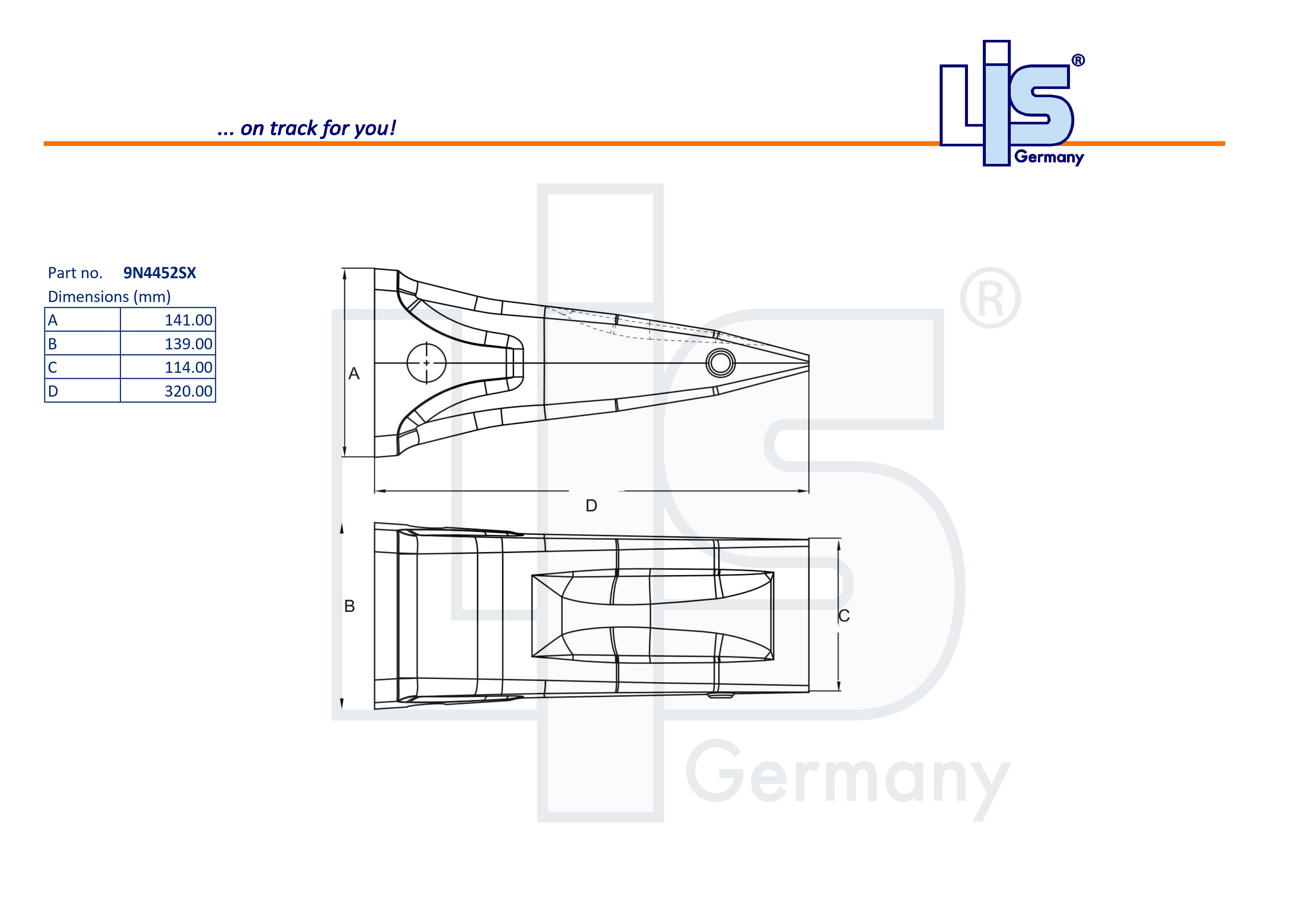 LIS TIP LONG HD suitable for CAT-J460