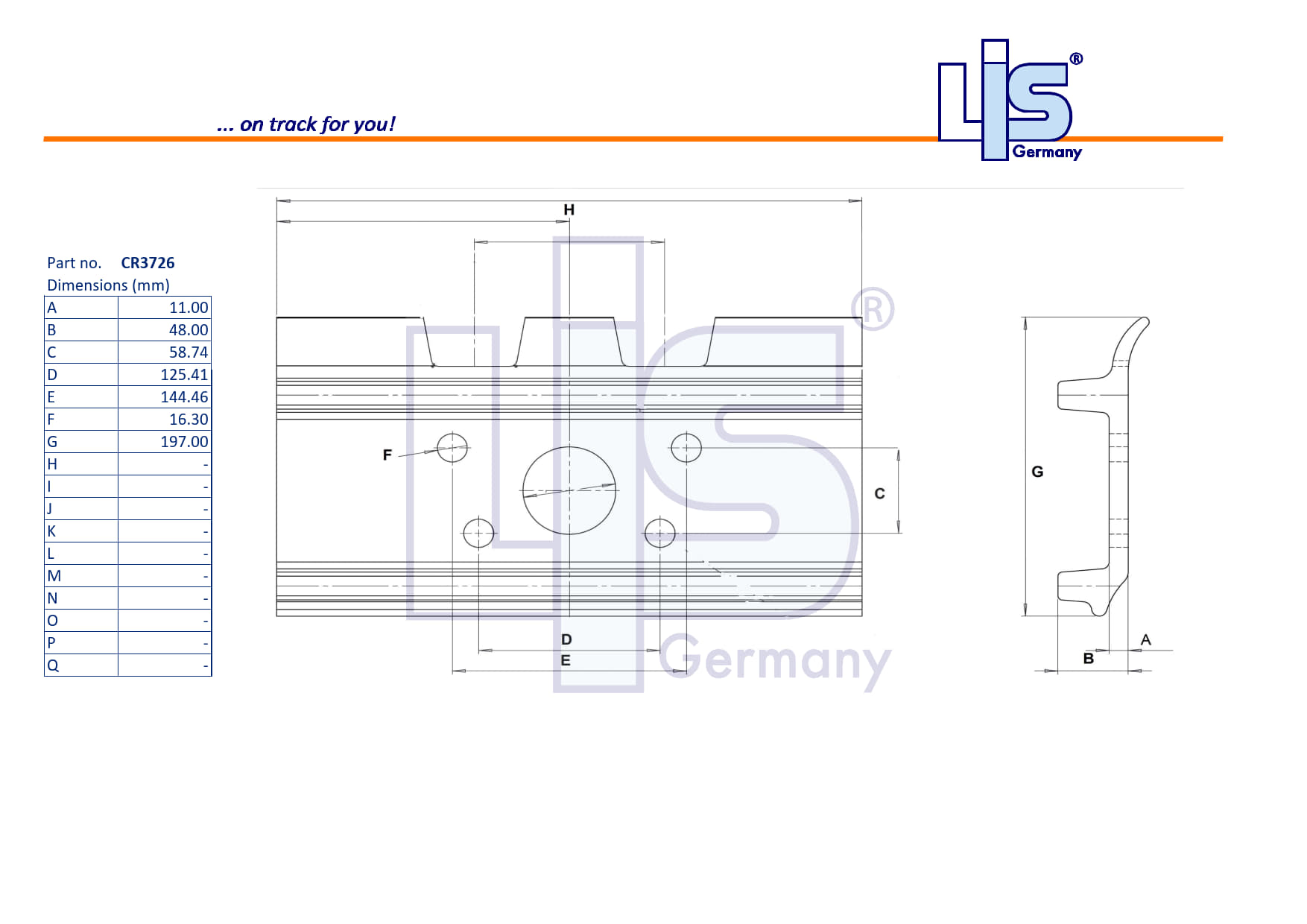 Double Grouser Shoe 381/11mm